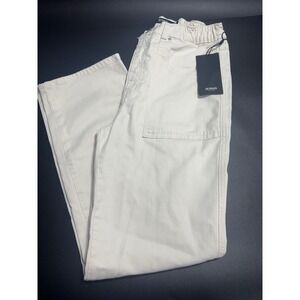 Hudson New Remi High-Rise Straight Ankle with Elastic ECRU/Cream Size‎ 27